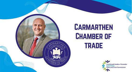PCC attends Carmarthen Chamber of Trade February Gathering 