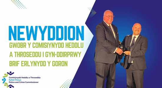 Gwobr y Comisiynydd Heddlu a Throseddu i gyn-Ddirprwy Brif Erlynydd y Goron 