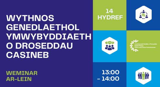 Torri Rhwystrau Gweminar Troseddau 
