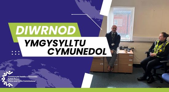 Y Comisiynydd Heddlu a Throseddu yn Cynnal Diwrnod Ymgysylltu â’r Gymuned yn Sir Gaerfyrddin