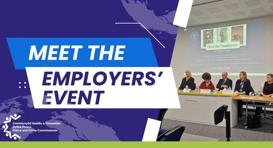 Police and Crime Commissioner joins Aberystwyth University ‘Meet the Employers’ Event