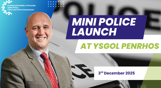 Police and Crime Commissioner Llywelyn Supports the launch of West Wales’s first Mini Police programme